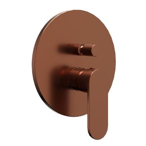 Rubinetto da bagno e doccia cromato lucido a leva singola deviatore a 2 vie con facile installazione Box System a una serie **** a colori - Product Image 1