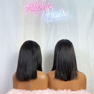 Cabello vietnamita crudo de alta calidad, pelucas rectas de hueso súper sedoso, extensiones de cabello Perruque Humain, peluca Frontal de cabello alineado con cutícula - Product Image 3