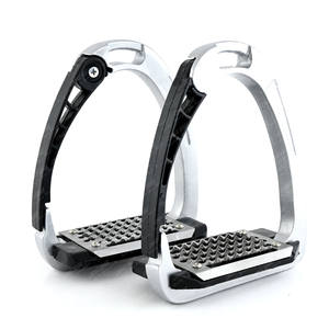 Estribos de seguridad del mejor vendedor, soporte de pie para montar a caballo occidental, estribos articulados, liberación rápida, flexibilidad duradera, antideslizante - Product Image 3