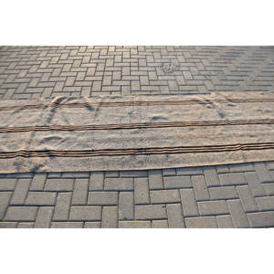 Alfombra turca Vintage moderna de 3x10,8 pies, diseño de retazos blanco y marrón, tejido de yute de lana clásico para sala de estar, pasillo, respaldo de látex - Product Image 3