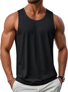 เสื้อกล้ามผู้ชายสำหรับออกกำลังกาย แห้งเร็ว เป็นมิตรกับสิ่งแวดล้อม ระบายอากาศได้ดี ผลิตจากผ้าถักผสมสแปนเด็กซ์/คอตตอน เนื้อผ้านุ่ม เบาสบาย ยืดหยุ่นได้ดี เหมาะสำหรับการออกกำลังกาย - Product Image 3