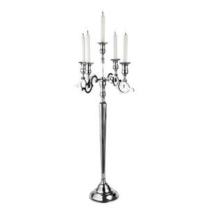Luxury Silver Metal Crystal <b>Candelabra</b> for Home Wedding Decorative Centerpiece Formal Event Decorative <b>Candelabra</b> - Product Image 2