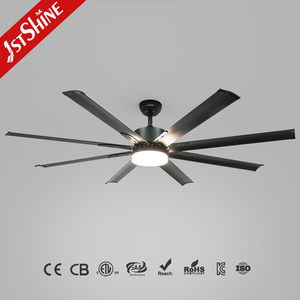 1stshine ventilador de techo 64 pulgadas decorativo 8 aspas de aluminio control inteligente iluminación aluminio LED ventilador de techo - Product Image 2