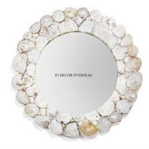 Espejo de pared de forma redonda enmarcado de diseñador de mariposas chapadas en oro de Metal de primera calidad para decoración de interiores de hogar y Hotel - Product Image 3