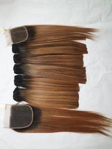 ใหม่2024ผมต่อ100% เหมือนผมมนุษย์ผมต่อจากเวียดนามสีอ่อนสำหรับวิกผมตรงเป้าหมาย - Product Image 5