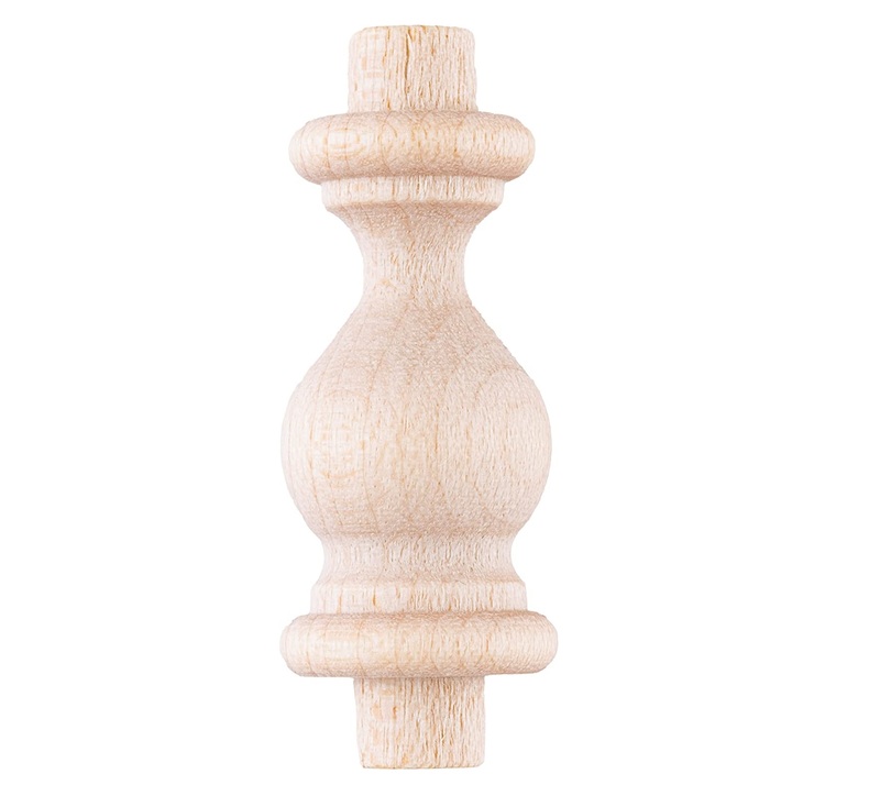 Unfinished Wood Spindle Unpainted Wooden Spindles