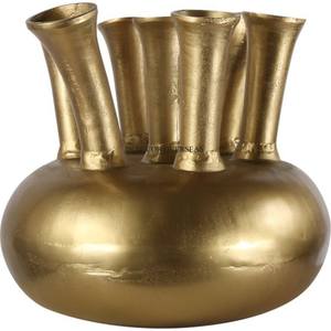 Patrón de moda Llegada Alto grado Chapado en oro Calidad superior Florero de metal Boda y Villa Fiestas Suministros de decoración - Product Image 1