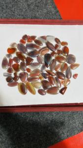 Cabujones de ágata Montana roja a granel de grado AAA, suministro de joyería de piedras preciosas naturales al por mayor para hacer joyería fina - Product Image 3