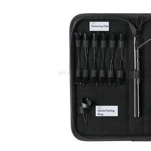 Juego de Herramientas Profesional para Extensiones de Cabello con Microperlas, Incluye Pinza Removedora, Enhebrador de Bucle y Gancho, Agujas, Anillo Separador y 12 Clips - Product Image 3