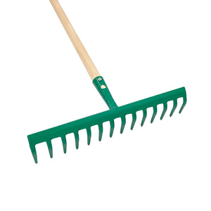 Rastrello da Giardino 14 Denti con Manico in Legno 130 Cm. - Product Image 1