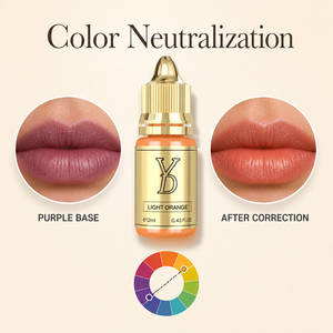 YDPMU Pigment professionnel correcteur de teint foncé pour les lèvres, encre de tatouage non neutralisante pour lèvres violettes, haute couvrance, couleur Nano <span class=keywords><strong>PMU</strong></span> 12ml - Product Image 4