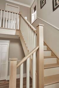 Poste de Escalera de Álamo Macizo Ajustable con Ranura Única, Piezas de Escalera Ecológicas de EFS Thanh Nghia - Product Image 6