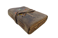 Cuaderno de Cuero Auténtico con Logotipo Personalizado de Alta Demanda, Cuaderno de Escritura Recargable A5 para Oficina y Escuela, Disponible a los Precios Más Bajos, OEM