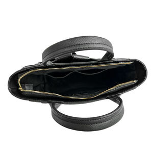 设计师冬季新款黑色细粒pu皮革女包标志定制高品质奢华女士斜挎包 - Product Image 6