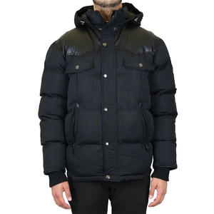 Abrigo de invierno unisex con logotipo personalizado OEM brillante chaqueta de burbujas acolchada impermeable a prueba de viento cierre de cremallera equipo de exterior para hombres - Product Image 1