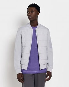 Veste bomber sur mesure pour homme 2026, GRIS, coupe classique, veste matelassée, veste d'hiver tendance, nouveau tissu, service OEM disponible - Product Image 5