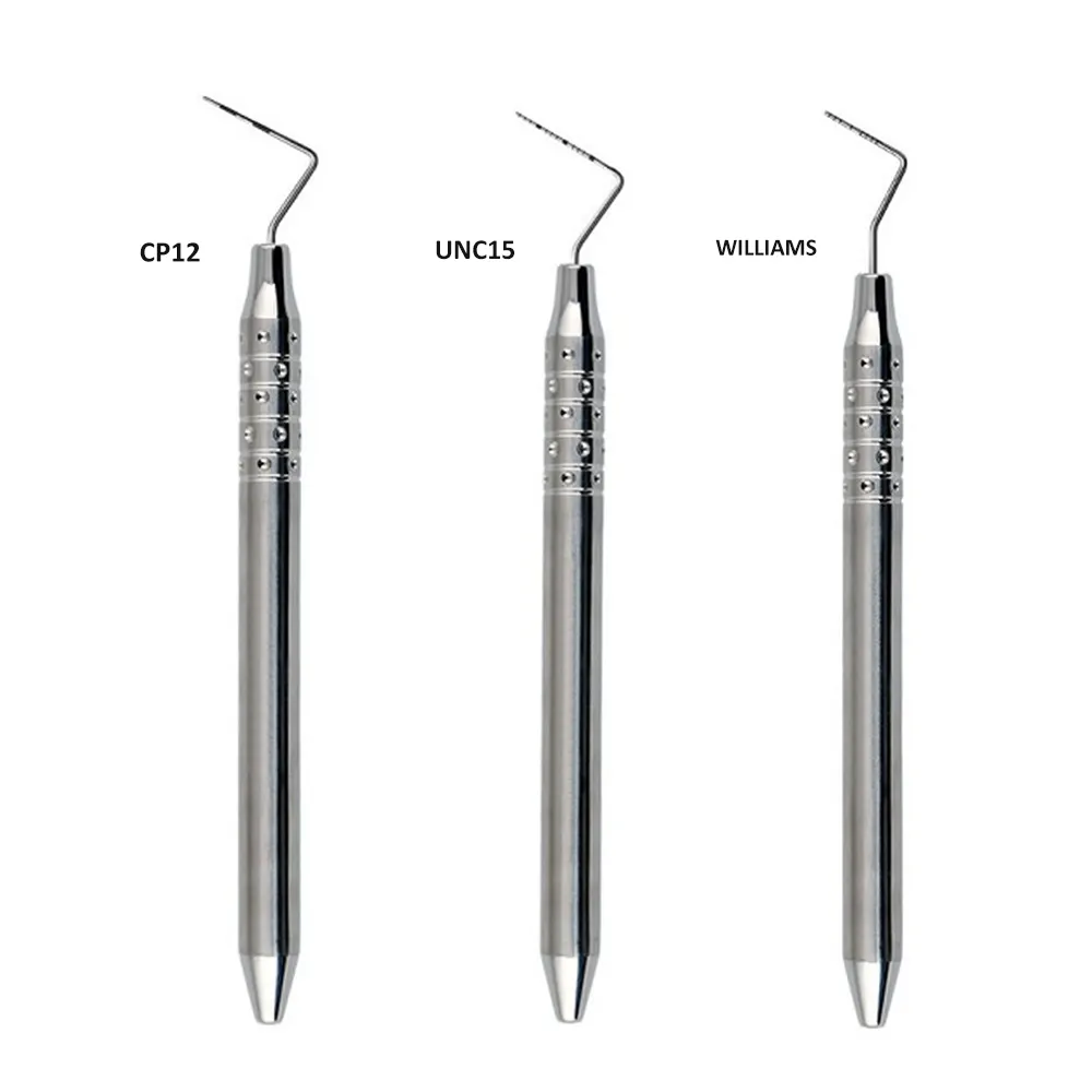 Dental Probes with Markings Premium handles 9.5 mm Hollow 170 mm Wililams CP12 Dental Examination Instruments