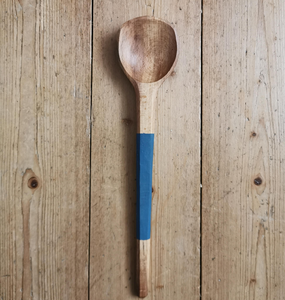 Cuchara de madera personalizada, mango largo, artesanía de resina, cubiertos, juego de cucharas hechas a mano, precio al por mayor - Product Image 1