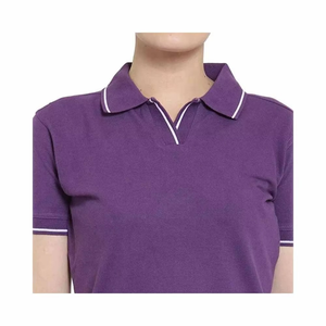 Camiseta Polo para Mujer, Tela de Piqué de Algodón Suave, Estilo Casual, Camiseta Polo para Mujer de Alta Gama, Algodón de Calidad, Lista para Venta al por Menor - Product Image 4