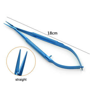 Soporte de aguja de aleación de titanio Instrumento quirúrgico oftálmico curvo sin bloqueo para procedimientos dentales - Product Image 5