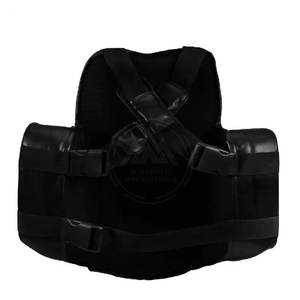 Protecteur de corps en cuir de haute qualité pour arts martiaux personnalisable protège-ventre de boxe conception de garde de poitrine Type factice - Product Image 4