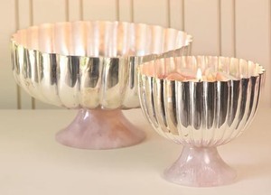 Cuenco de lujo con Base de resina para el hogar, Hotel, restaurante, decoración del hogar, Color plateado y rosa, cuenco para dátiles de frutas secas, suministros para Hotel - Product Image 2