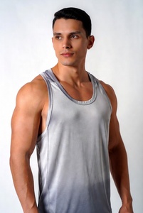 Camisetas Deportivas al por Mayor, Ecológicas, Transpirables, para Fisicoculturismo, Entrenamiento Muscular, Gimnasio, Camisetas Deportivas de Tirantes, Camisetas de Tirantes Cruzados para Hombre - Product Image 2