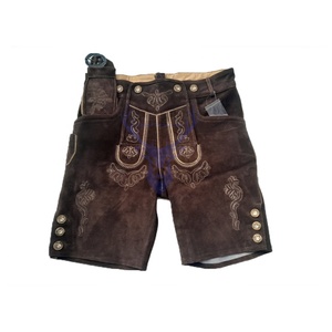 2024 diseño único alemán Trachten bávaro Oktoberfest Lederhose, cuero corto - Product Image 5