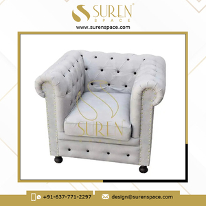 Sofá de un solo asiento de tela de lona para sala de estar y dormitorio de la mejor calidad a precio de mercado para compradores globales - Product Image 2