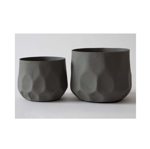 Maceta de flores de Metal de estilo único, maceta de flores de último diseño al mejor precio, Juego de 2 accesorios de decoración de jardín para el hogar - Product Image 2