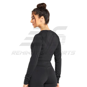 เสื้อครอปของผู้หญิงดีไซน์โดดเด่นเสื้อผ้าลำลองน้ำหนักเบาระบายอากาศได้ดี - Product Image 3