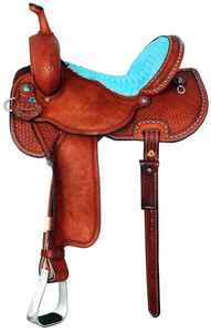 Selle de spectacle occidentale de style personnalisé de qualité supérieure pour chevaux faits à la main en Inde avec un cuir et un arbre en bois de haute qualité - Product Image 5