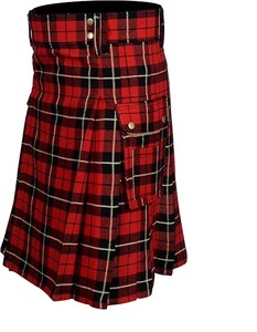 Kilt traditionnel écossais Iron Heavyweight Tartan avec Sporran et ceinture Élégant Royal Stewart Highland Festival Wear - Product Image 1
