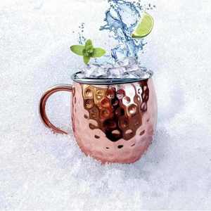 Most Selling Moscow Mule Copper <b>Mugs</b> Set Custom Logo Wholesale Beer <b>Mug</b> for Party and <b>Christmas</b> Holidays - Product Image 3