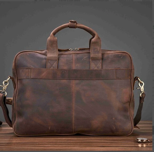 Trendy <b>Men</b> Leather Shoulder Bag, Leather Laptop Bag, Best <b>Valentines</b> Day <b>Gift</b> for Him Personalized - Product Image 1