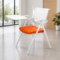 Fabricant Chaise de conférence moderne avec bloc-notes tablette Chaise de conférence avec tablette Chaise de conférence avec tablette Vente en gros Chaise de formation