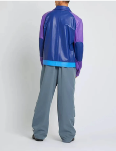 แจ็คเก็ตหนังผู้ชาย, เสื้อแจ็คเก็ตหนังกันลมกันลมเสื้อแจ็คเก็ตหนังแฟชั่นใหม่2026 - Product Image 3