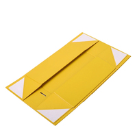 Boîte en papier rigide de luxe personnalisée en gros pour emballage d'achat, boîte pliante magnétique avec logo