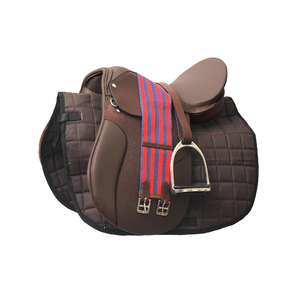 Selle de cheval anglaise avec design à siège haut, construction légère en cuir pour l'équitation en trail - Product Image 3