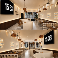 Présentoir LED Lumineux, Table Basse, Mobilier d'Hôtel, Mobilier de Restaurant, Mobilier de Bar, Chariot de Restauration, Outil de Bar, Comptoir de Caisse, Bar