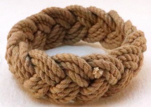 Pulsera marinera náutica pulsera cuerda algodón turco cabeza nudo pulsera - Product Image 2