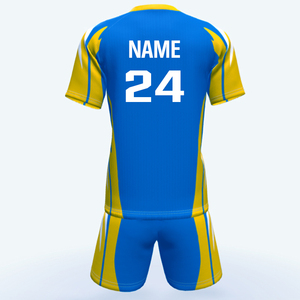 Maillots de football personnalisés pour hommes adultes, couleur personnalisée, ensemble de maillots de football, nouveau modèle, couleur dégradée, 100% polyester - Product Image 4