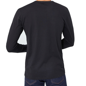 Camiseta de manga larga para hombre de alta calidad con ropa de verano para hombre, manga larga de Color sólido con camisetas de manga larga para hombre de talla OEM - Product Image 5