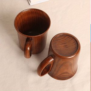 Taza De Madera Yerba Mate hecha a mano, respetuosa con el medio ambiente, taza de café de madera japonesa, tazas para beber té con ASA/ - Product Image 3