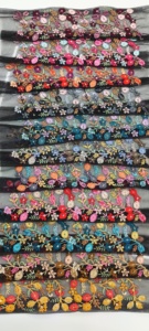 Premium Jacquard Embroidered Lace Fabric Intricate Woven Designs for Eco-Friendly Shoes Dresses Gowns & Home Decor for <b>Bags</b> - Product Image 2