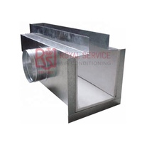 Système Havc Acier galvanisé Isolation de la distribution d'air Prise d'air linéaire Boîte de plénum avec fente linéaire Grilles