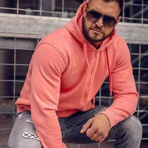 Sweat à capuche épais pour homme, en polaire vert menthe clair, polyester/coton, de haute qualité, écologique, pour l'hiver, vente en gros - Product Image 5