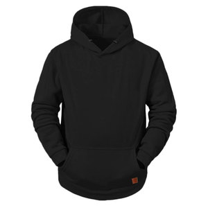 Sweat-shirts noirs promotionnels pour hommes, décontractés, en coton, personnalisables, vente en gros, 100 % coton molletonné, les plus vendus, qualité supérieure - Product Image 5