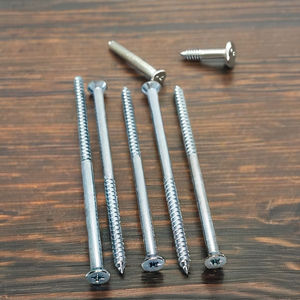 Vis à bois à tête fraisée en acier au carbone de marque PDC, modèle 2, filetage grossier, pointe aiguë, oxyde noir, métrique/pouce, haute résistance, bon prix - Product Image 1