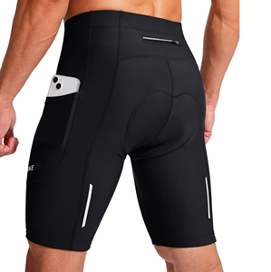 Pantalones Cortos de Ciclismo para Hombre de Alta Calidad, al por Mayor, Personalizados, Ecológicos, de Secado Rápido, Transpirables, de Algodón/Poliéster, para Ciclismo de Montaña y Carretera - Product Image 4